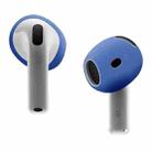 For AirPods 4 Ear Cap Soft Silicone Protective Case(Deep Blue) - 1