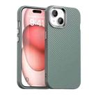 For iPhone 15 Plus Carbon Fiber Series IMD Phone Case(Grey) - 1