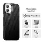 For iPhone 16 Carbon Fiber Series IMD Phone Case(Black) - 2