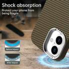 For iPhone 16 Carbon Fiber Series IMD Phone Case(Brown) - 3