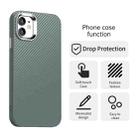 For iPhone 11 Carbon Fiber Series IMD Phone Case(Grey) - 2