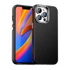 For iPhone 12 Pro Carbon Fiber Series IMD Phone Case(Black) - 1