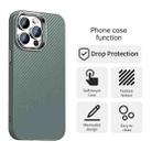 For iPhone 12 Pro Carbon Fiber Series IMD Phone Case(Grey) - 2