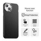 For iPhone 14 Carbon Fiber Series IMD Phone Case(Black) - 2