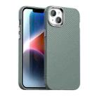 For iPhone 13 Carbon Fiber Series IMD Phone Case(Grey) - 1