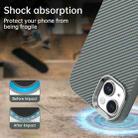 For iPhone 13 Carbon Fiber Series IMD Phone Case(Grey) - 3