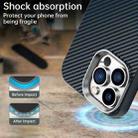 For iPhone 13 Pro Max Carbon Fiber Series IMD Phone Case(Blue) - 3