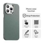 For iPhone 15 Pro Max Carbon Fiber Series IMD Phone Case(Grey) - 2