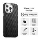 For iPhone 15 Pro Carbon Fiber Series IMD Phone Case(Black) - 2