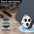 For iPhone 11 Pro Max Carbon Fiber Series IMD Phone Case(Blue) - 3