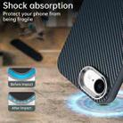 For iPhone 16e Carbon Fiber Series IMD Phone Case(Blue) - 3