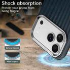 For iPhone 17 Pro Max Carbon Fiber Series IMD Phone Case(Blue) - 3