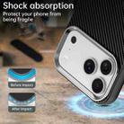 For iPhone 17 Pro Carbon Fiber Series IMD Phone Case(Black) - 3