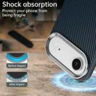 For iPhone 17 Air Carbon Fiber Series IMD Phone Case(Blue) - 3