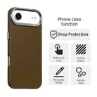 For iPhone 17 Air Carbon Fiber Series IMD Phone Case(Brown) - 2