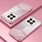 For vivo iQOO 13 Gradient Glitter Powder Electroplated Phone Case(Pink) - 2