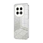 For vivo iQOO 13 Gradient Glitter Powder Electroplated Phone Case(Transparent) - 1