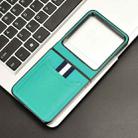 For Infinix Zero Flip Litchi Texture Card Slots Back Cover Phone Case(Green) - 2