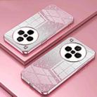 For OPPO Find X8 Gradient Glitter Powder Electroplated Phone Case(Pink) - 2