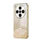 For OPPO Find X8 Pro Gradient Glitter Powder Electroplated Phone Case(Gold) - 1