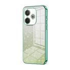 For OPPO A5 Pro 5G Global Gradient Glitter Powder Electroplated Phone Case(Green) - 1