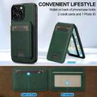 For iPhone 16 Pro Max LC.IMEEKE L3 Series Detachable RFID Card Bag Magsafe Phone Case(Green) - 3