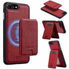 For iPhone 8 Plus / 7 Plus LC.IMEEKE L3 Series Detachable RFID Card Bag Magsafe Phone Case(Red) - 1