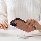 For iPhone 17 LC.IMEEKE L3 Series Detachable RFID Card Bag Magsafe Phone Case(Brown) - 4