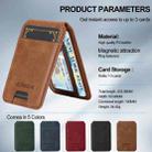 For iPhone 17 LC.IMEEKE L3 Series Detachable RFID Card Bag Magsafe Phone Case(Brown) - 5