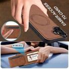 For iPhone 17 LC.IMEEKE L3 Series Detachable RFID Card Bag Magsafe Phone Case(Brown) - 6