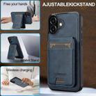For iPhone 17 LC.IMEEKE L3 Series Detachable RFID Card Bag Magsafe Phone Case(Blue) - 3