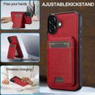 For iPhone 17 LC.IMEEKE L3 Series Detachable RFID Card Bag Magsafe Phone Case(Red) - 3