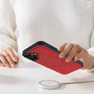 For iPhone 17 LC.IMEEKE L3 Series Detachable RFID Card Bag Magsafe Phone Case(Red) - 4
