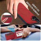 For iPhone 17 LC.IMEEKE L3 Series Detachable RFID Card Bag Magsafe Phone Case(Red) - 6