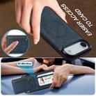 For iPhone 17 Air LC.IMEEKE L3 Series Detachable RFID Card Bag Magsafe Phone Case(Blue) - 5