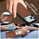 For iPhone 17 Pro Max LC.IMEEKE L3 Series Detachable RFID Card Bag Magsafe Phone Case(Brown) - 5