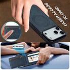 For iPhone 17 Pro Max LC.IMEEKE L3 Series Detachable RFID Card Bag Magsafe Phone Case(Blue) - 5