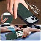 For iPhone 17 Pro Max LC.IMEEKE L3 Series Detachable RFID Card Bag Magsafe Phone Case(Green) - 5