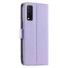 For vivo Y20G / Y12a / iQOO U1x Ring Buckle Rhombic Leather Phone Case(Purple) - 3