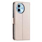 For vivo Y38 / T3x 5G Ring Buckle Rhombic Leather Phone Case(Rose Gold) - 3