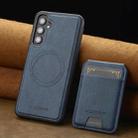 For Samsung Galaxy S24+ 5G LC.IMEEKE L3 Series Detachable RFID Card Bag Magsafe Phone Case(Blue) - 2