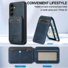 For Samsung Galaxy S24 FE 5G LC.IMEEKE L3 Series Detachable RFID Card Bag Magsafe Phone Case(Blue) - 3