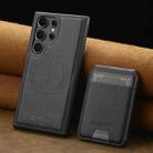 For Samsung Galaxy S23 Ultra 5G LC.IMEEKE L3 Series Detachable RFID Card Bag Magsafe Phone Case(Black) - 2