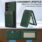 For Samsung Galaxy S23 Ultra 5G LC.IMEEKE L3 Series Detachable RFID Card Bag Magsafe Phone Case(Green) - 3