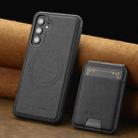 For Samsung Galaxy S23 FE 5G LC.IMEEKE L3 Series Detachable RFID Card Bag Magsafe Phone Case(Black) - 2