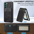 For Samsung Galaxy S21+ 5G LC.IMEEKE L3 Series Detachable RFID Card Bag Magsafe Phone Case(Black) - 3
