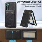 For Samsung Galaxy S21 FE 5G LC.IMEEKE L3 Series Detachable RFID Card Bag Magsafe Phone Case(Black) - 3