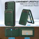 For Samsung Galaxy S25 5G LC.IMEEKE L3 Series Detachable RFID Card Bag Magsafe Phone Case(Green) - 3