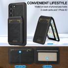 For Samsung Galaxy S25+ 5G LC.IMEEKE L3 Series Detachable RFID Card Bag Magsafe Phone Case(Black) - 3