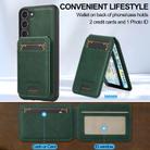 For Samsung Galaxy S25+ 5G LC.IMEEKE L3 Series Detachable RFID Card Bag Magsafe Phone Case(Green) - 3